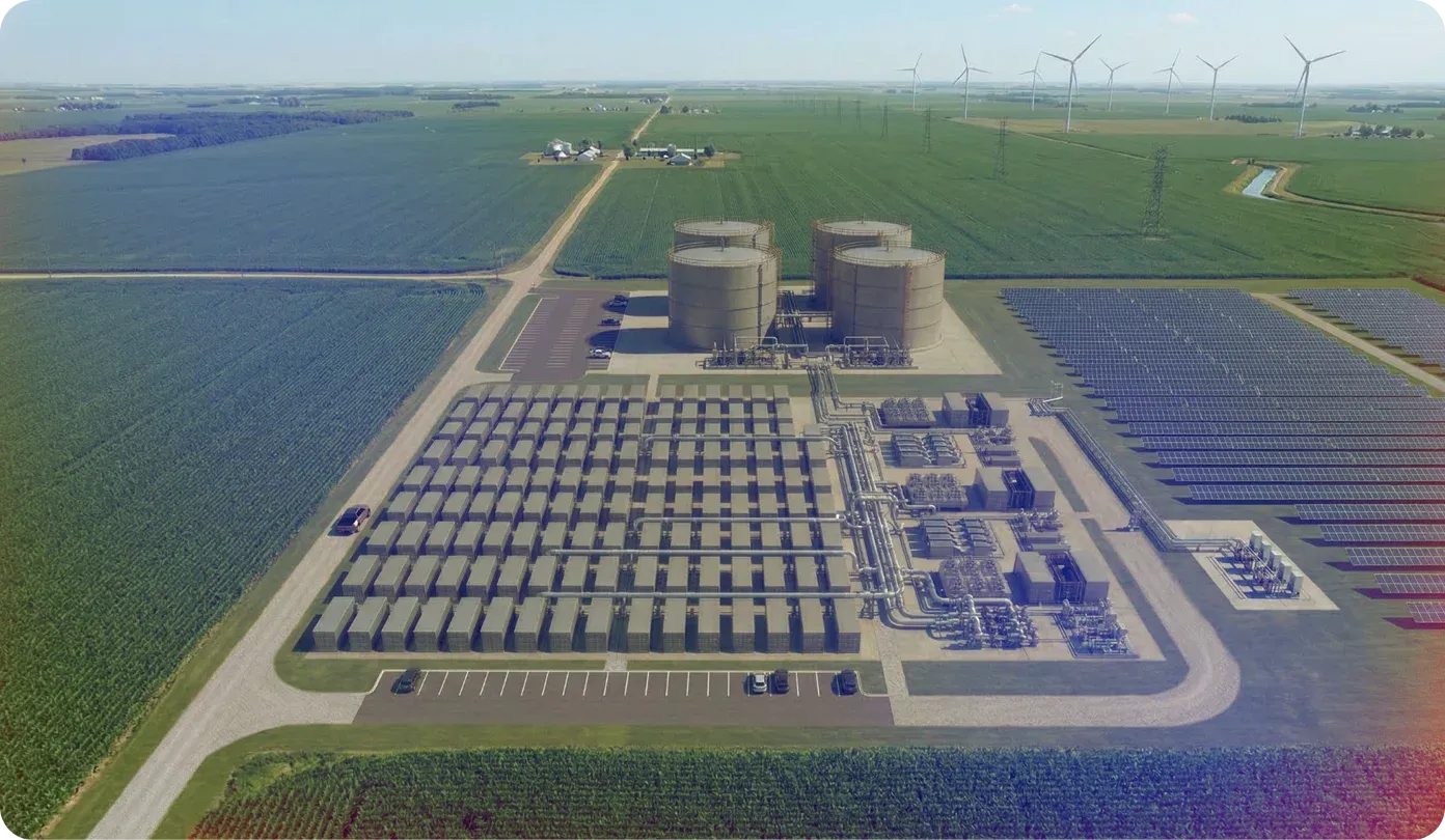 JV Fertilizer Plant wide aerial view