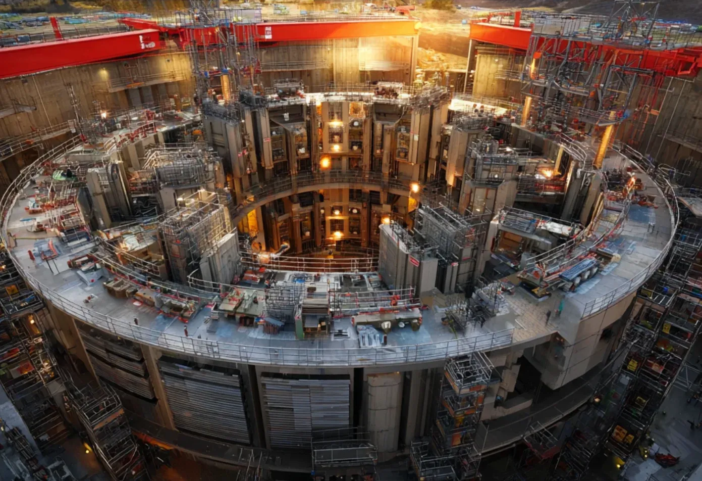 ITER fusion power plant footprint